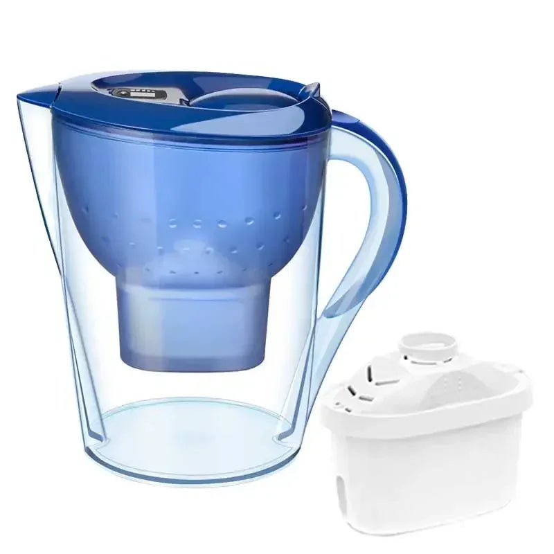 3.5L Portable Household Water Filter,Water Purifier Kettle with Filter Element, Activated Carbon Filter Tank,DrinkingWaterKettle