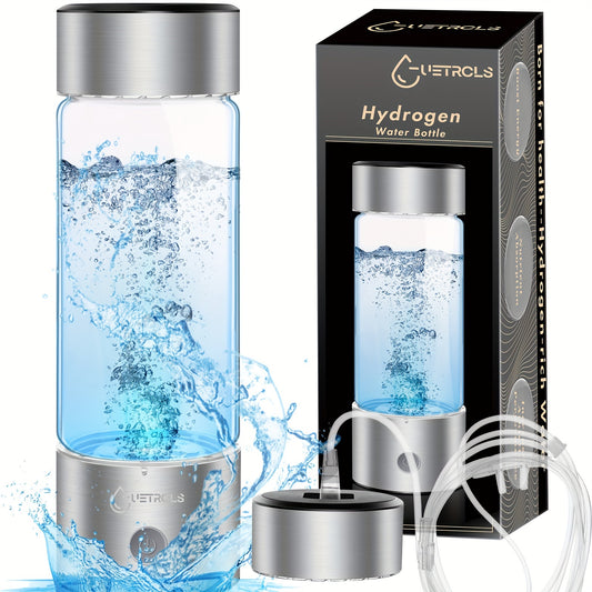 Hydrogen Water Bottle 2024, Hydrogen Water Bottle Generator with SPE PEM Technology Water Ionizer, Hydrogen Water Machine Improve Water in 3 Minutes for Home, Office, Travel, Daily Drinking