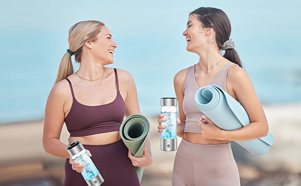 Hydrogen Water Bottle 2024, Hydrogen Water Bottle Generator with SPE PEM Technology Water Ionizer, Hydrogen Water Machine Improve Water in 3 Minutes for Home, Office, Travel, Daily Drinking