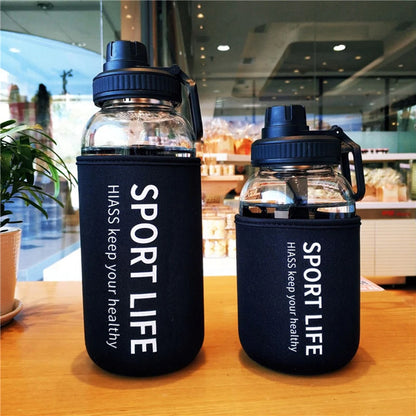 Drink Bottles For Camping Hiking Climbing Sport Bottle Portable Bottle Drinkware Eco-friendly Creative Water Bottle Glass