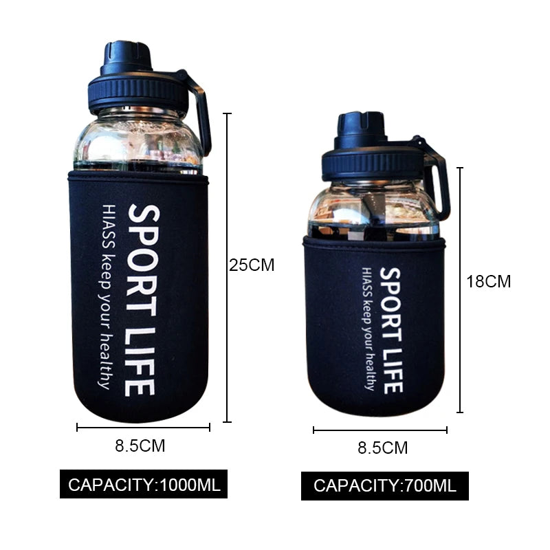 Drink Bottles For Camping Hiking Climbing Sport Bottle Portable Bottle Drinkware Eco-friendly Creative Water Bottle Glass
