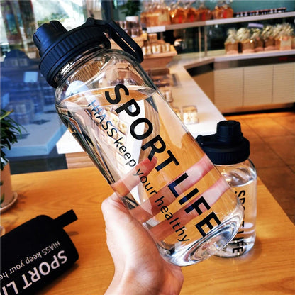 Drink Bottles For Camping Hiking Climbing Sport Bottle Portable Bottle Drinkware Eco-friendly Creative Water Bottle Glass
