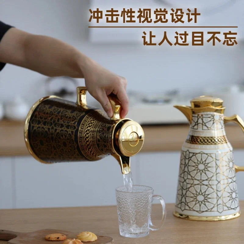 Insulated water bottle for household use, hot water bottle for business clubs, and office water bottle