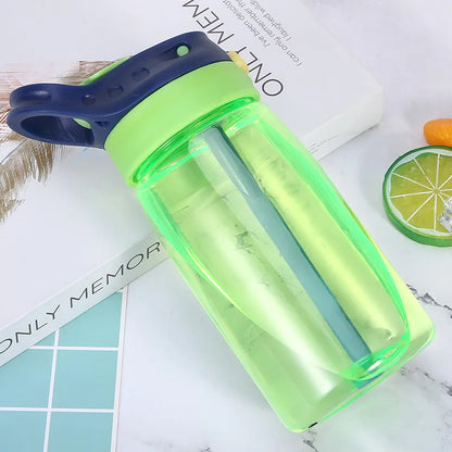 DIY Children Water Bottles Portable 480ML Personalized Outdoor Safety Plastic Drinking Cup For Birth Gift Free Customize Names