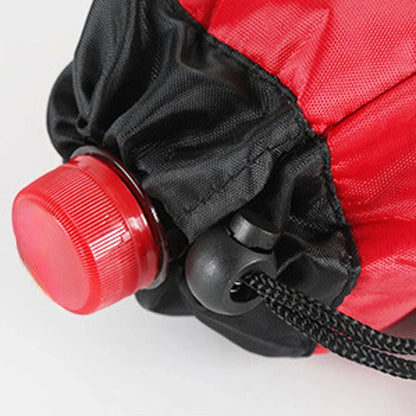 Drawstring water bottle bag (excluding water cup) suitable for outdoor hiking, camping water bottle bag 1PC large capacity