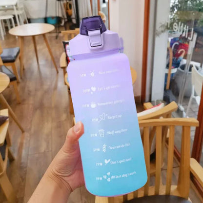 2 Liter Motivational Water Bottle
