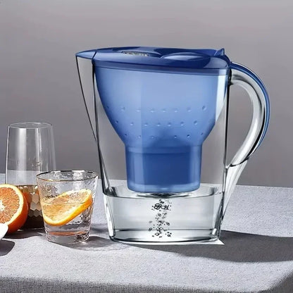 3.5L Portable Household Water Filter,Water Purifier Kettle with Filter Element, Activated Carbon Filter Tank,DrinkingWaterKettle