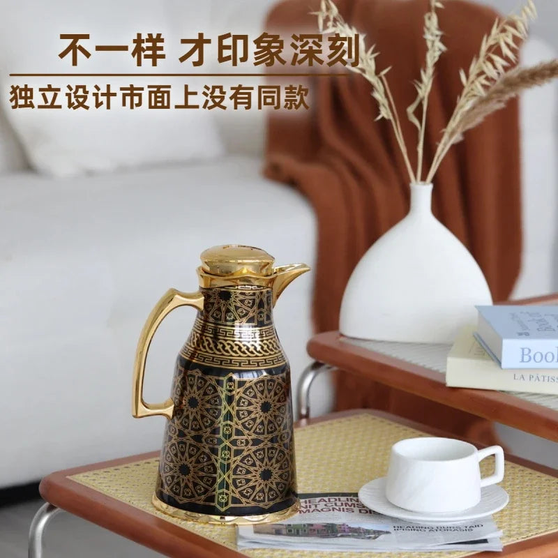 Insulated water bottle for household use, hot water bottle for business clubs, and office water bottle