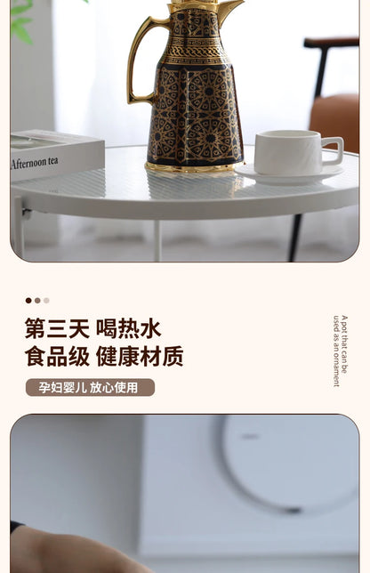 Insulated water bottle for household use, hot water bottle for business clubs, and office water bottle