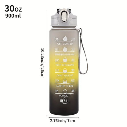 Water bottle free plastic water bottle, lightweight circular design, hand wash only, portable outdoor and home water bottle