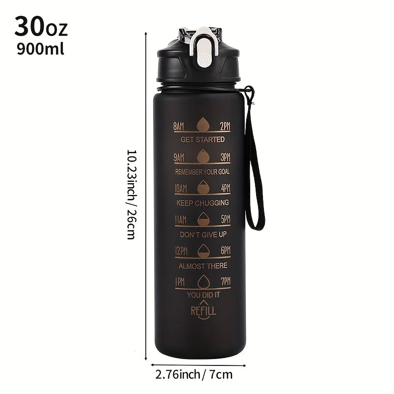 Water bottle free plastic water bottle, lightweight circular design, hand wash only, portable outdoor and home water bottle