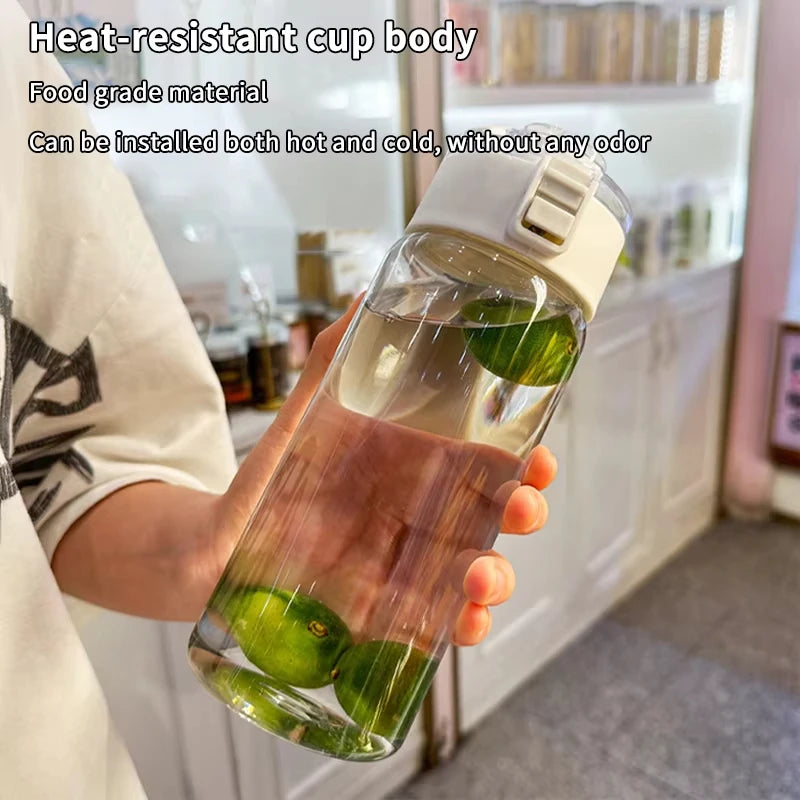 Insulated Water Bottle with Tea Infuser, High Temperature Resistant, Shockproof,Large Capacity, Simple Design,Office Outdoor Use