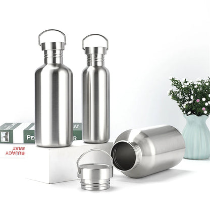 1200ml Big Volume Resuable Water Bottle Single Wall Stainless Steel Portable Healthy Drinkware Travel Sports Flask Drink bottle