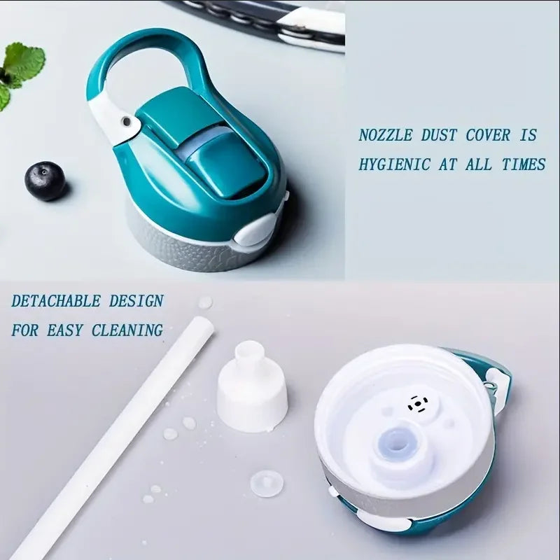 Sports Water Bottle - Hydration On-the-go with Convenient Straw, Perfect for Camping, Hiking BPA-Free and Safe 750ml