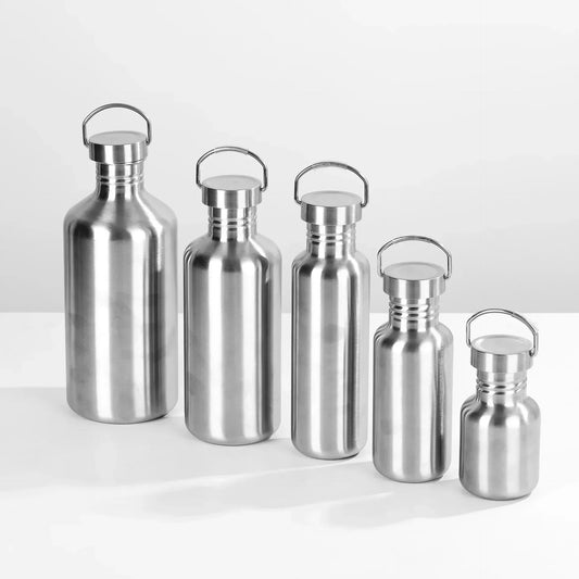 1200ml Big Volume Resuable Water Bottle Single Wall Stainless Steel Portable Healthy Drinkware Travel Sports Flask Drink bottle