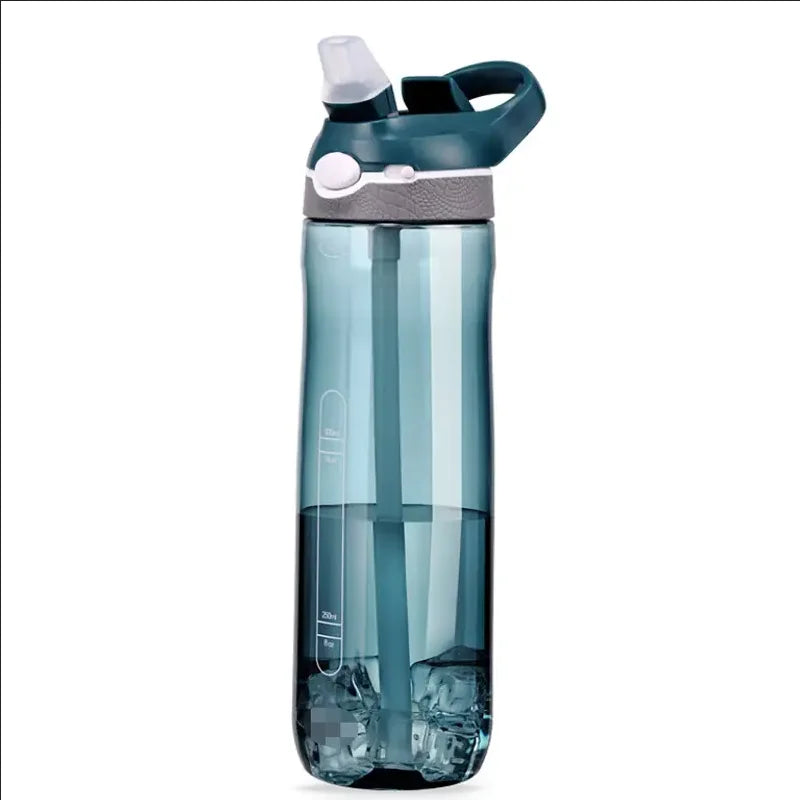Sports Water Bottle - Hydration On-the-go with Convenient Straw, Perfect for Camping, Hiking BPA-Free and Safe 750ml