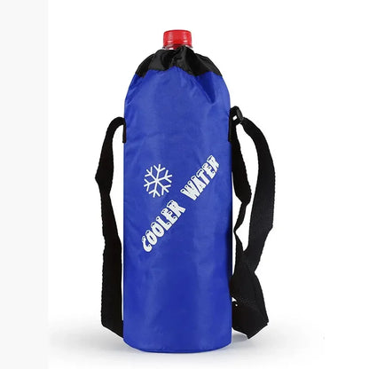 Drawstring water bottle bag (excluding water cup) suitable for outdoor hiking, camping water bottle bag 1PC large capacity