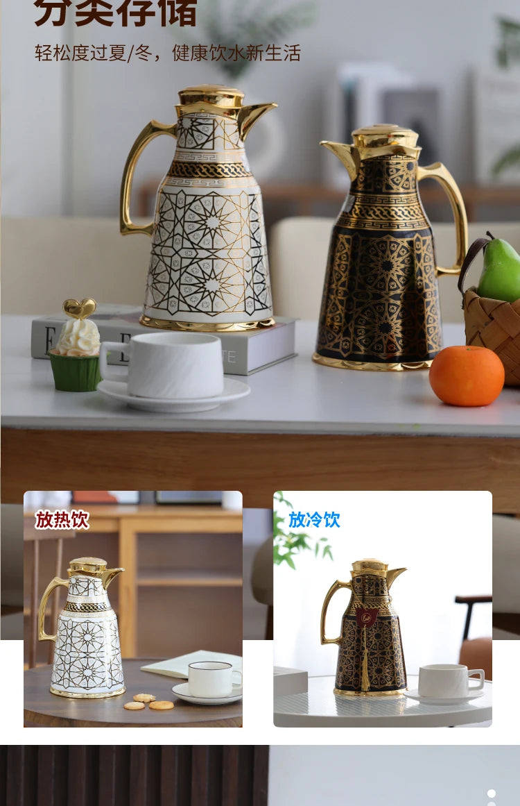 Insulated water bottle for household use, hot water bottle for business clubs, and office water bottle